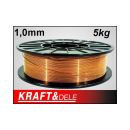 Χάλκινο Σύρμα Ηλεκτροσυγκόλλησης 1.0 mm 5 Kg Kraft&Dele KD-1152