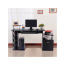 Ξύλινο Γραφείο με Θέση για Υπολογιστή και Πληκτρολόγιο 152 x 60 x 88 cm HOMCOM 920-013