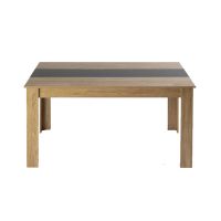 Ξύλινο Τραπέζι 140 x 90 x 75 cm Χρώματος Καφέ Gloria Idomya 30080050