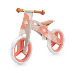 Παιδικό Ξύλινο Ποδήλατο Ισορροπίας KinderKraft Runner 2021 Χρώματος Κοραλί KRRUNN00CRL0000