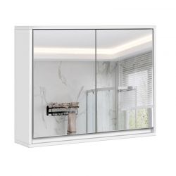 Καθρέπτης Μπάνιου με Ντουλάπι 55 x 14 x 45 cm Costway HW65488