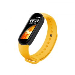 Ρολόι Fitness Tracker με Μετρητή Καρδιακών Παλμών Χρώματος Κίτρινο Smart Band M7 SPM M7s-Yellow
